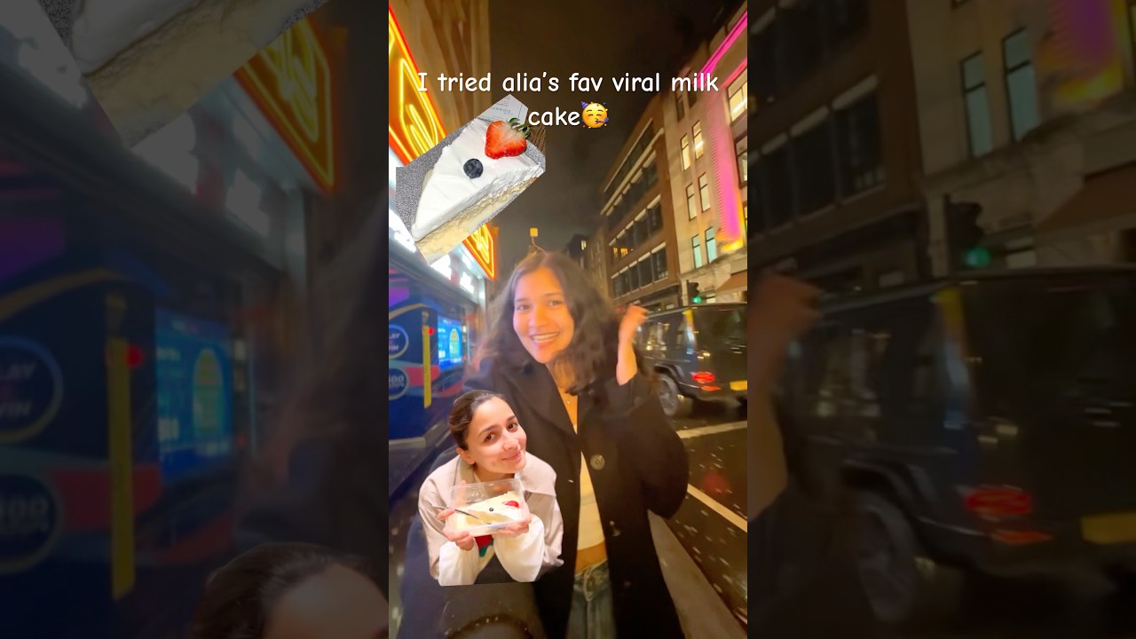 Review of alia’s viral milk cake 🍰 