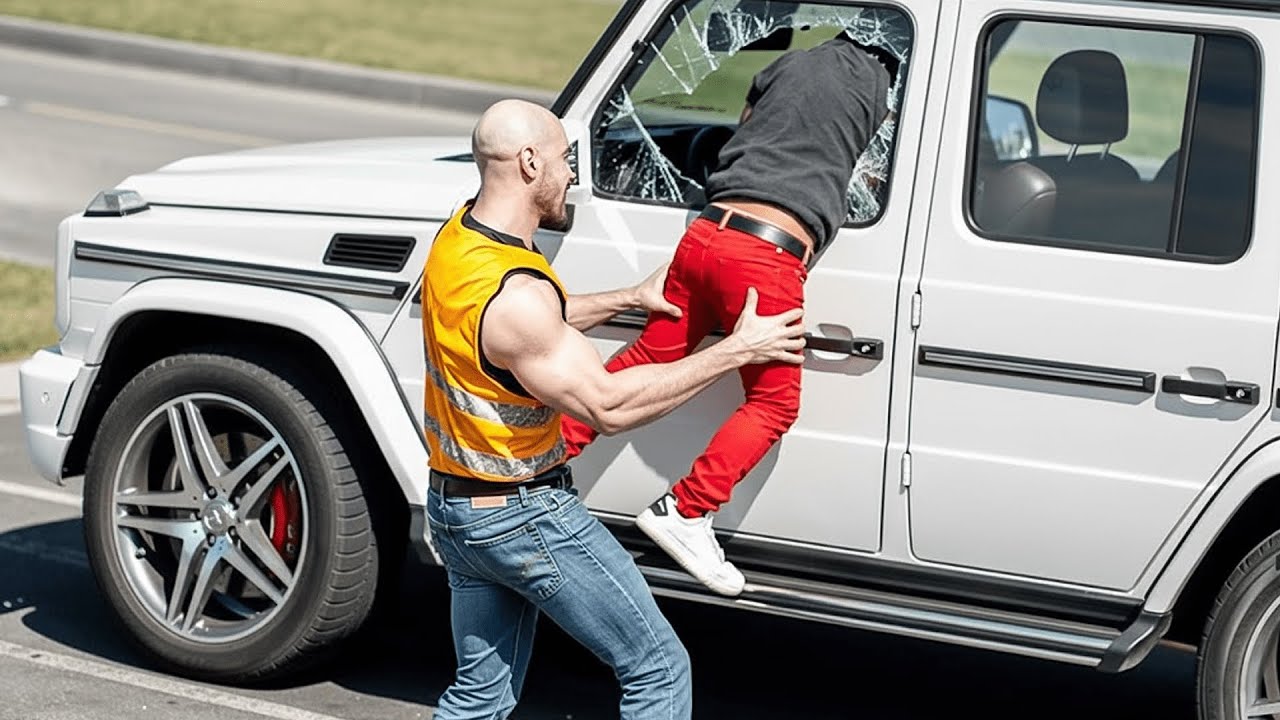 When Carjackers MESS With The WRONG Car!