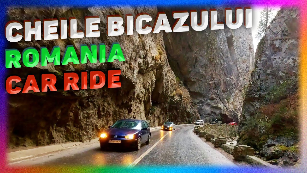 Car Ride to The CHEILE BICAZULUI Mountain, Judetul Neamt, Romania. Road Trip. 4K. GoPro Hero 12. #1.
