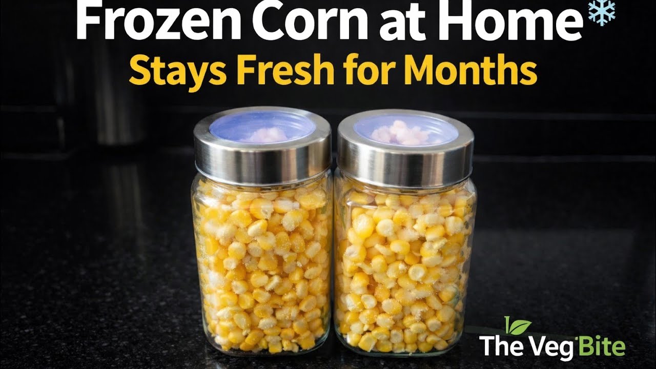 Frozen Corn at Home | मका साठवण्याची सोपी पद्धत | 5 मिनिटांची ट्रिक