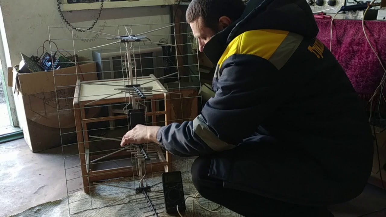 Настройка ремонт и наладка польской антенны  Настройка T2. 2019г