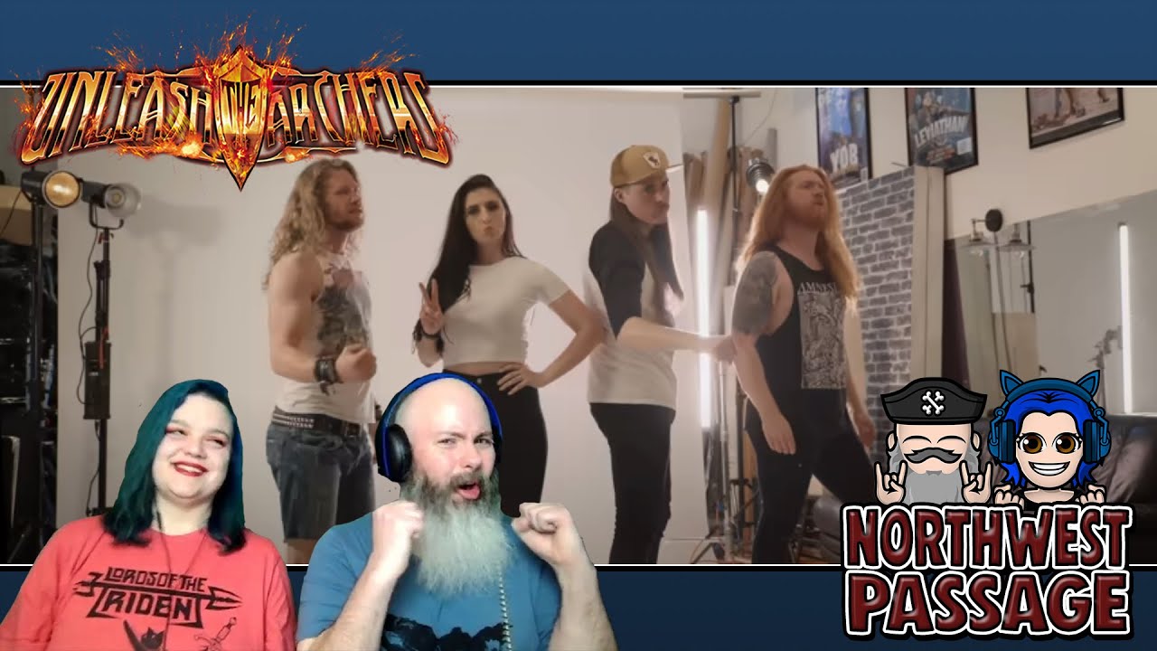 Unleash The Archers Northwest Passage Reaction | Captain FaceBeard and Heather React