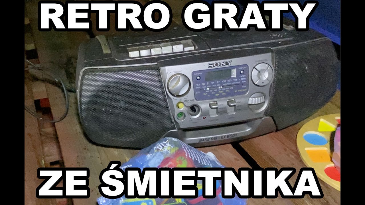 Retro Graty Ze Śmietnika Czyli Co Udało Się Dziś Znaleść .Super Bumbox