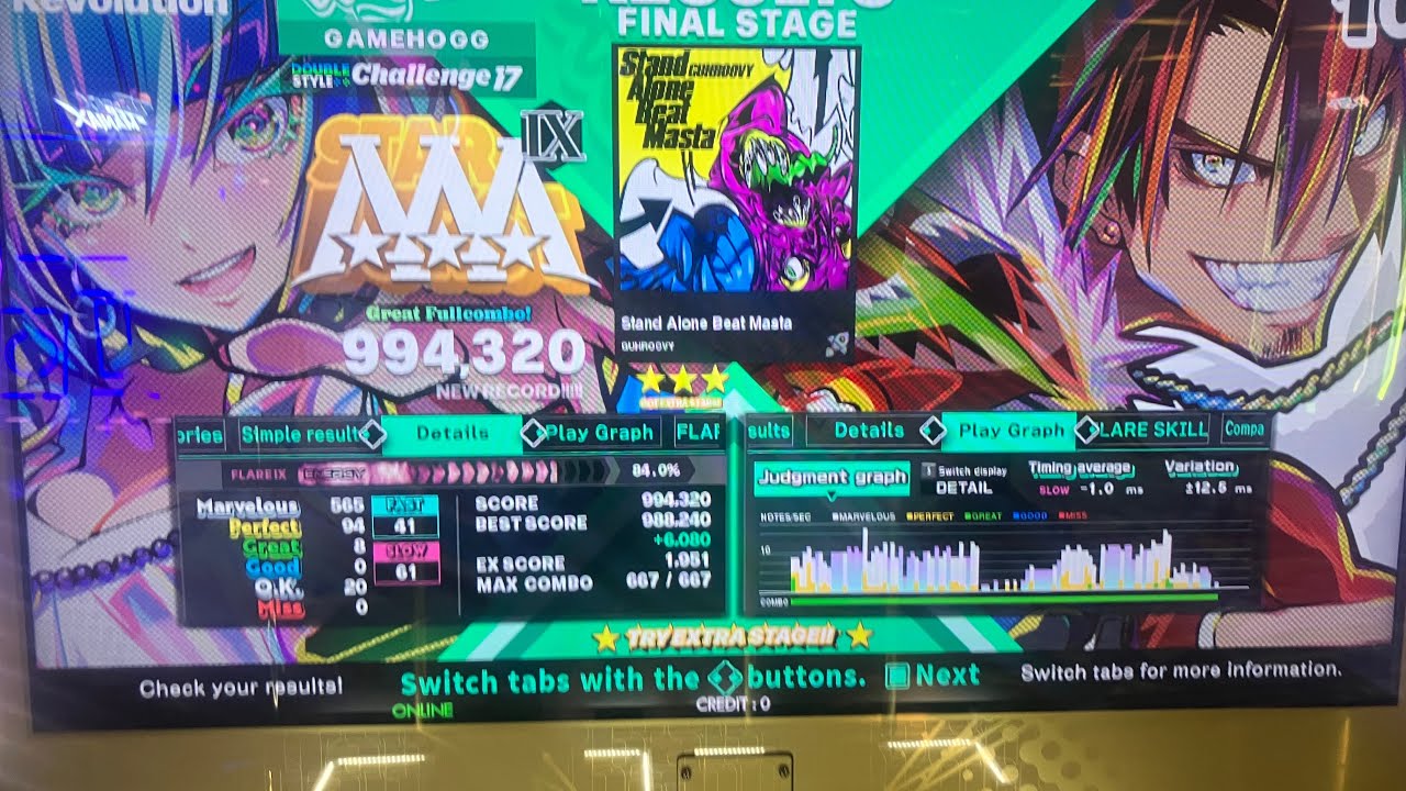 DDR World Stand Alone Beat Masta CDP 994k