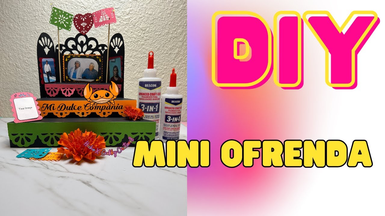 DIY: How to build Mini Ofrenda, Como armar Mini Ofrenda