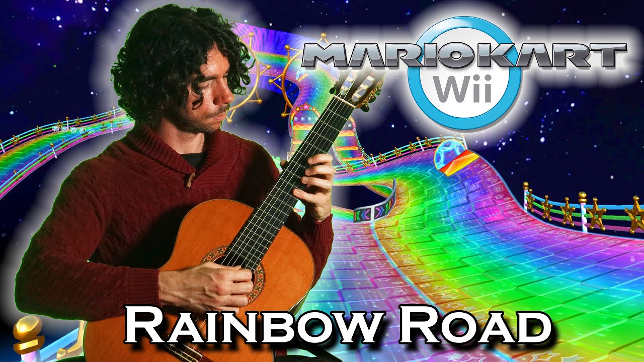 MARIO KART Wii - Rainbow Road 🌈⭐ || Soranda Guitar