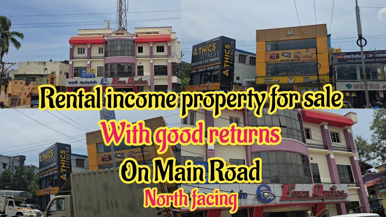 ID-288 RENTAL INCOME COMMERCIAL PROPERTY FOR SALE || CHENNAI  || TAMBARAM CAMP RD || 3500SFT || MCC