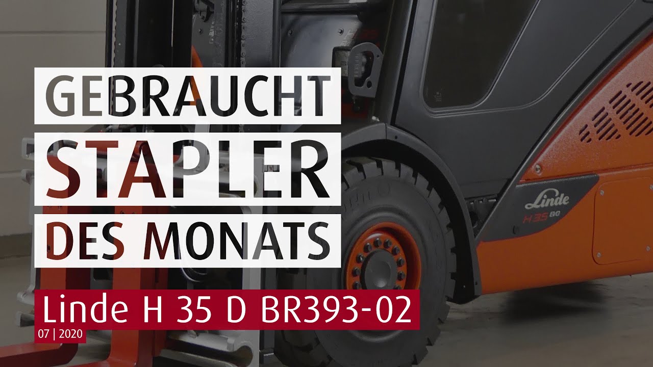 Linde Stapler H35 D BR393-02 | Gebrauchtstapler des Monats Juli 2020 | Sander Fördertechnik