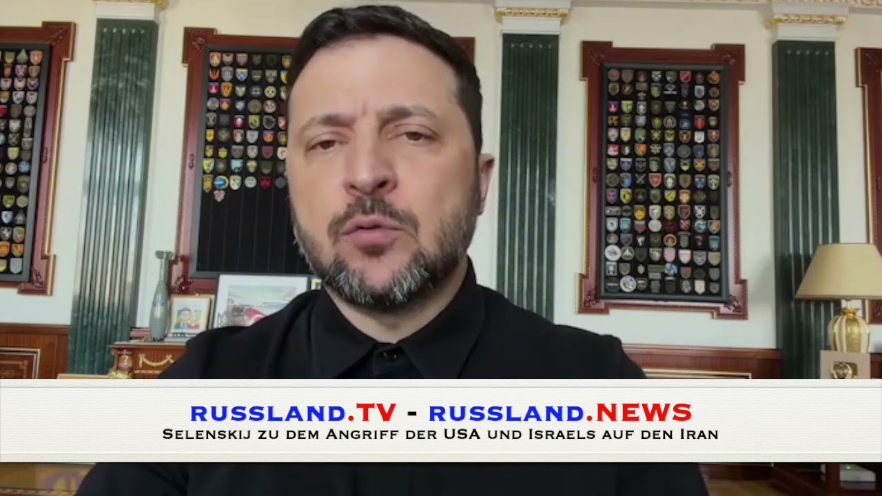 Selenskij zu dem Angriff der USA und Israels auf den Iran