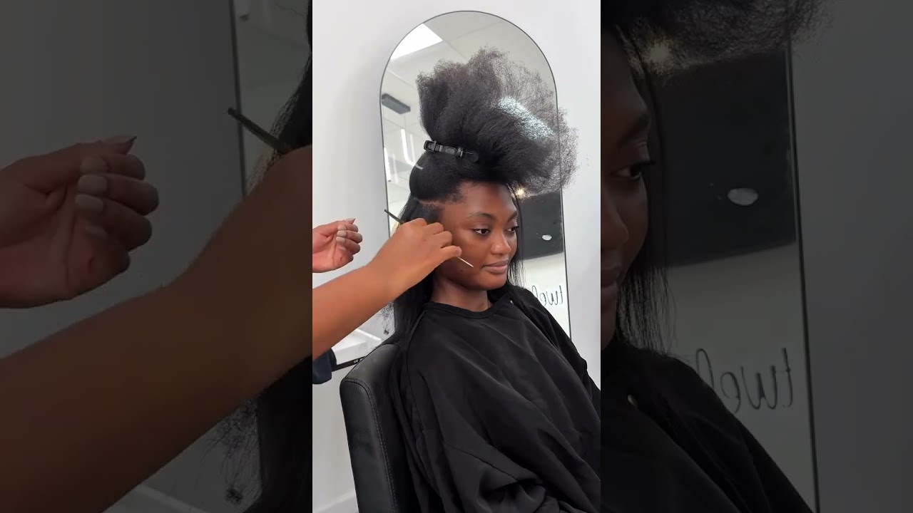 Her First Silk Press On Her 4C Hair And It Was Beautiful! We Only Use Twelve12beaute Products 🔥🔥