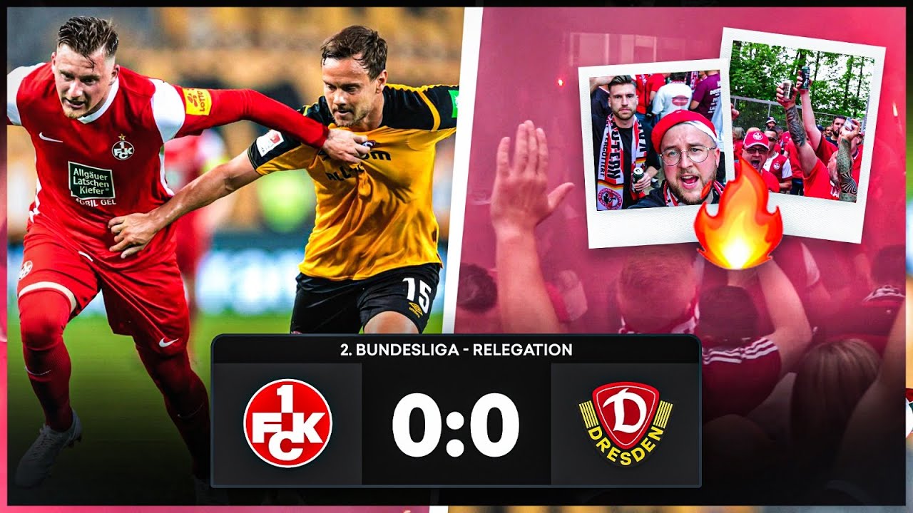 Komplette ESKALATION am Betzenberg 👹🔥Kaiserslautern vs Dresden RELEGATION Stadion VLOG !!