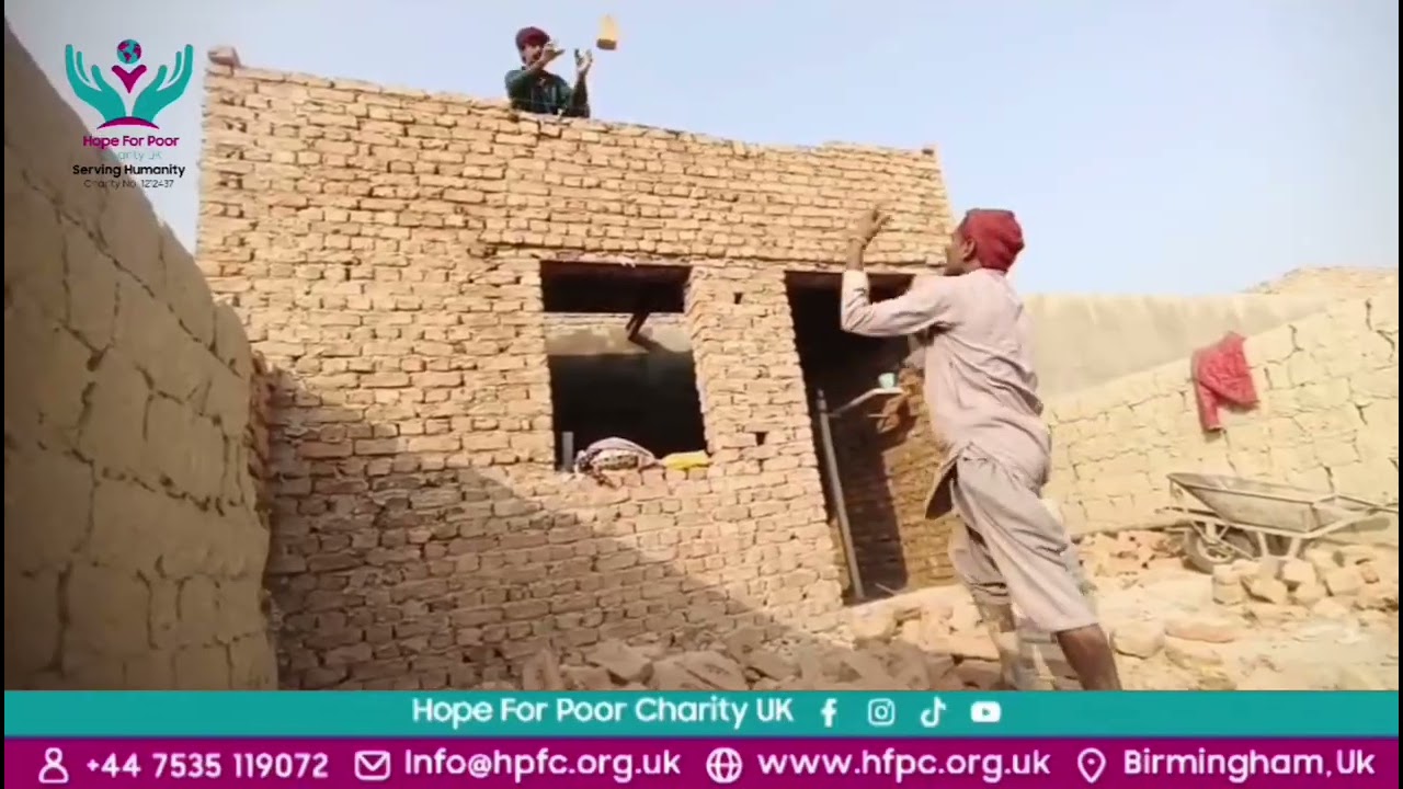 Hope For Poor Charity UK Accommodation Project No.6 Update Johi Sindh 🇵🇰 19/01/26