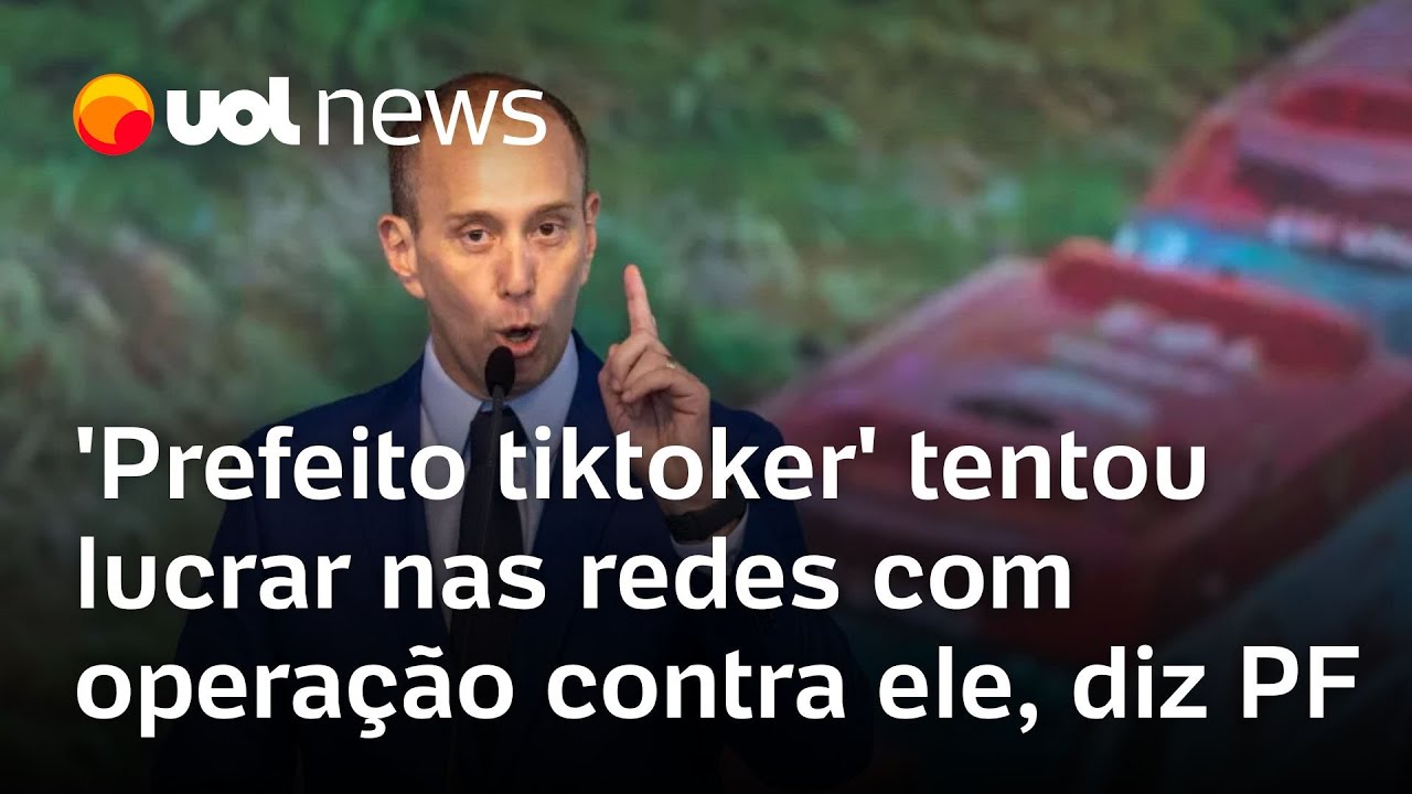 Rodrigo Manga tentou lucrar economicamente nas redes com opera&ccedil;&atilde;o contra ele, diz PF