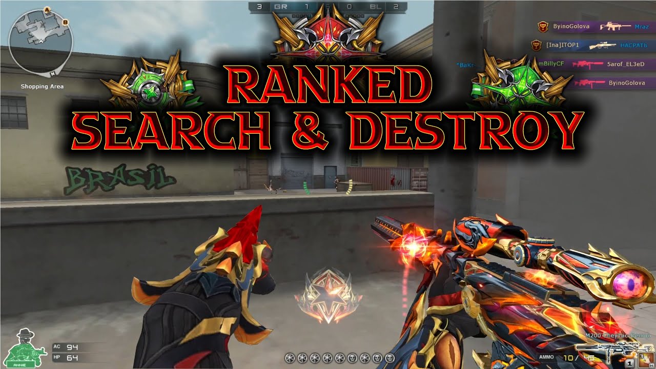 Ranked Search & Destroy | With M200 CheyTac Demon | Crossfire West