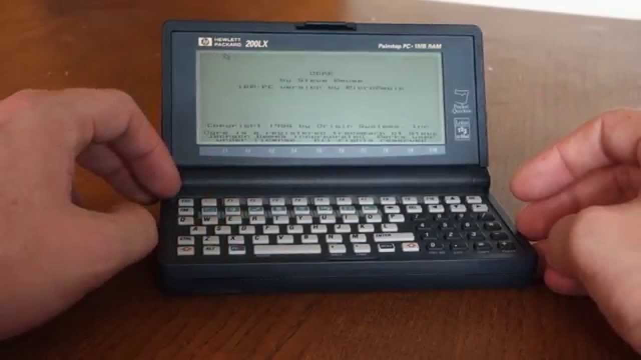 Как я использую свой старый HP 200LX сегодня.