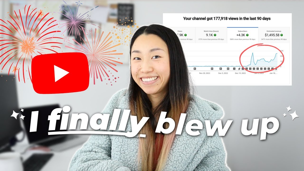 🎉 What it's like blowing up for the 1st time on Youtube & sharing my 2023 goals
