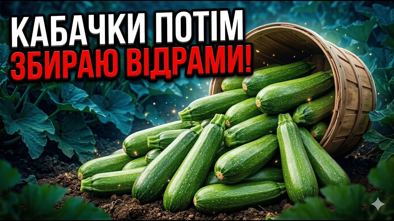 Посійте кабачки САМЕ ТАК — і роздаватимете врожай СУСІДАМ!