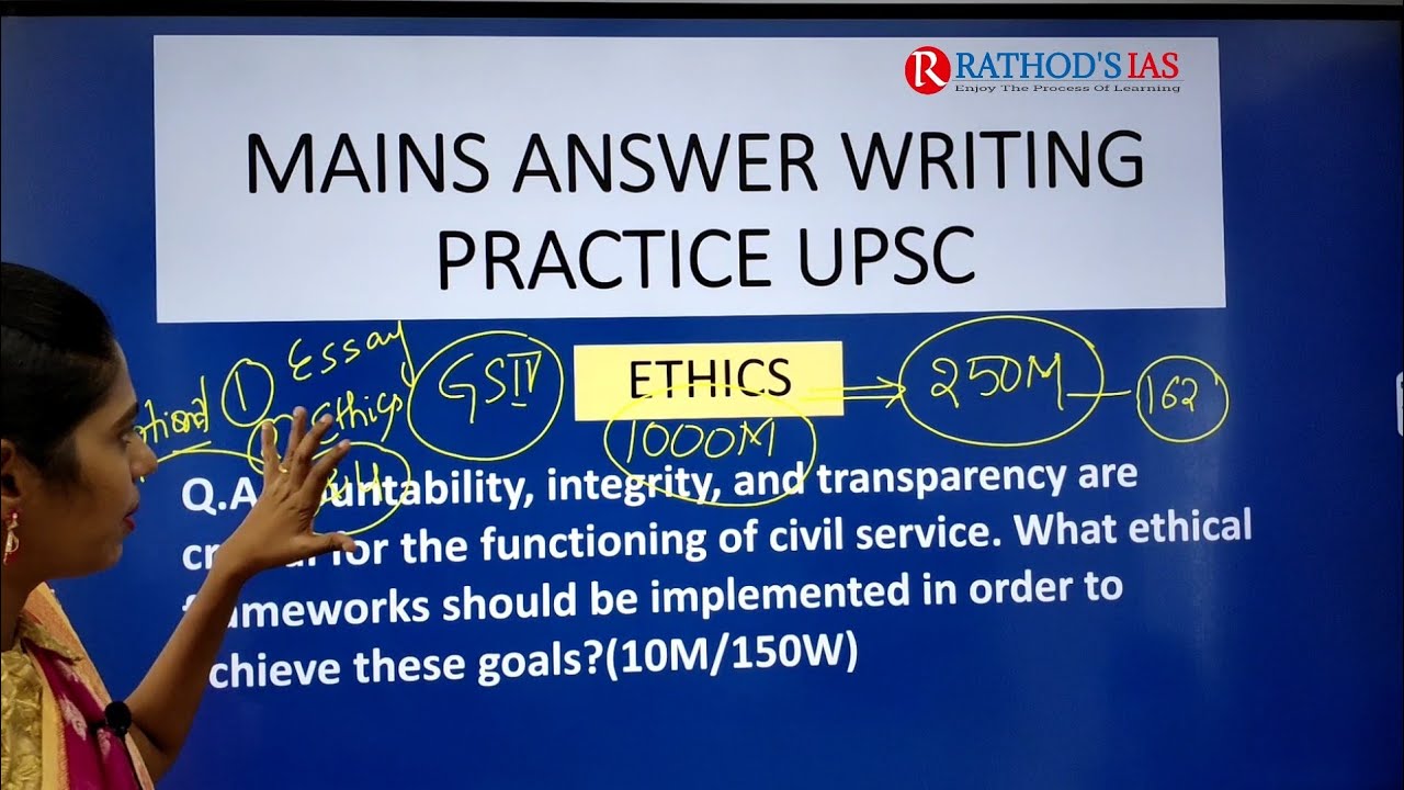 Daily Mains Answer Writing for Ethics UPSC CSE/ IAS IPS  #UPSCMAINS #mainsanswerwritinginenglish
