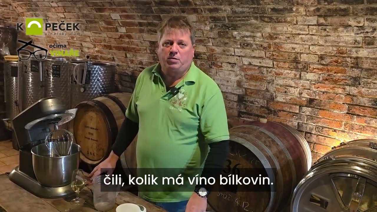Výroba vína - použití bentonitu