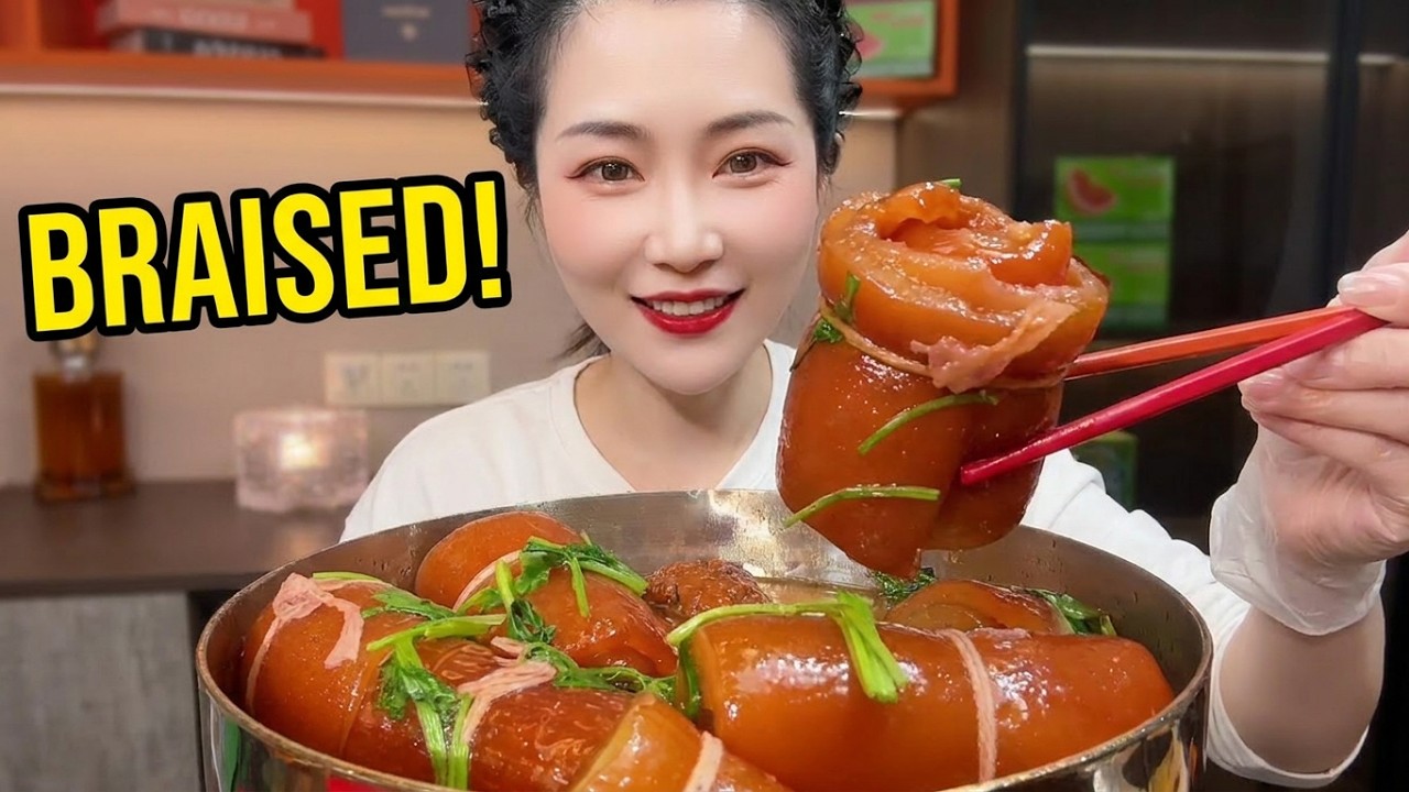 Braised Pork Skin rolls 