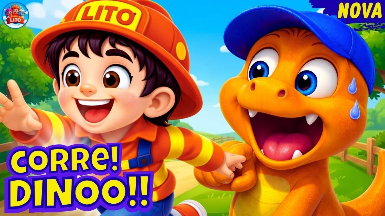 🎶 +30 MINUTOS 😱🐣 CORRE, DINOO!! UMA MISSÃO ESPECIAL COM LITO | Música Cristã Infantil