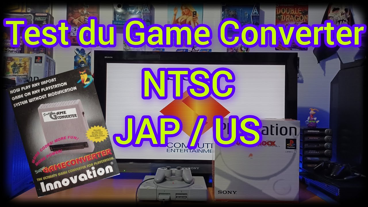 ☆ 53 - Test du Game converter Jap/Us pour Ps1 #gaming #ps1 #playstation #gamer #ntsc 
