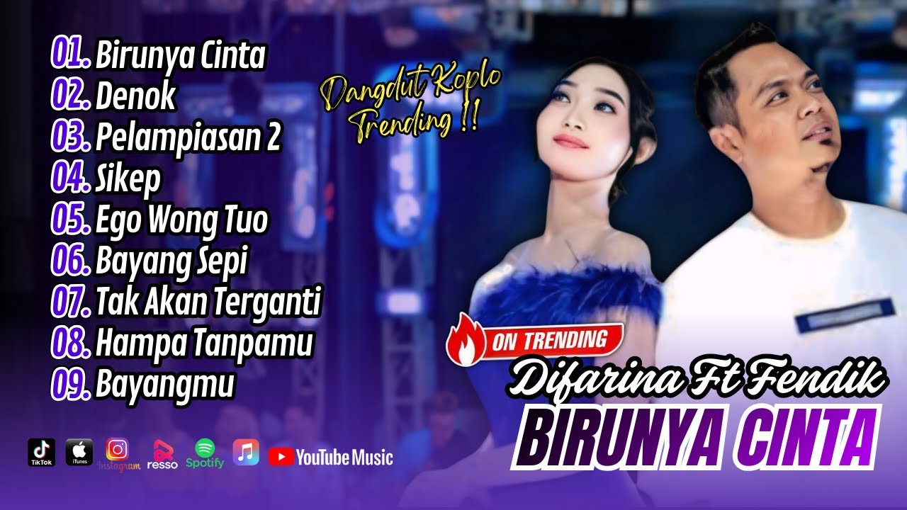 Difarina Indra Ft Fendik Adella - BIRUNYA CINTA - DENOK - PELAMPIASAN 2 || DANGDUT TERBARU 2025