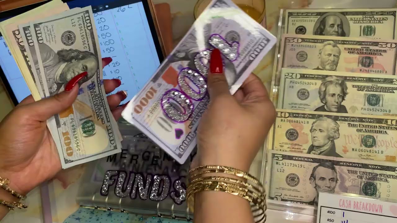 April 2021 | Cash envelope stuffing | pinkxbudgetz