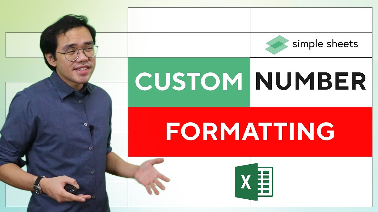 Basic Custom Number Formatting in Excel by Simple Sheets
