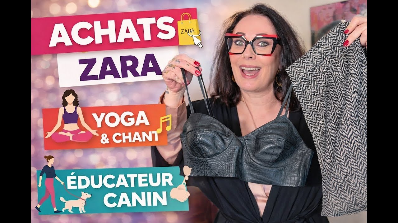Haul Zara : lingerie en cuir, yoga & chant, éducation canine 🐾