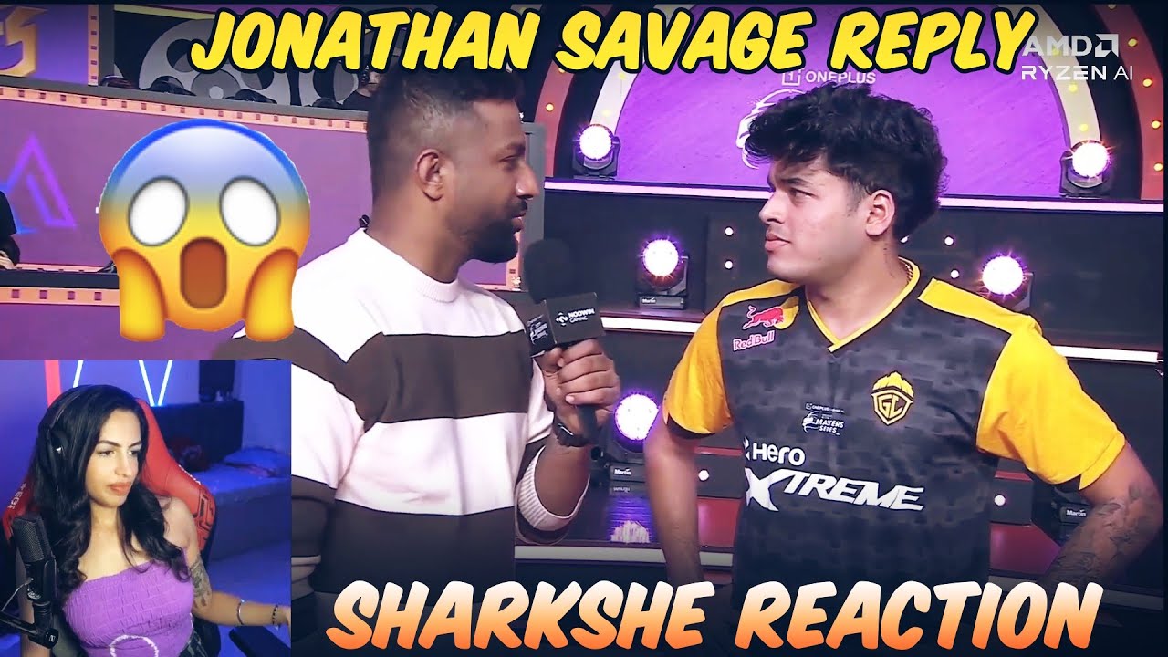 @SHARKSHE Reaction Jonathan Bgms Interview ! Godlike After Long Time WWCD 💛