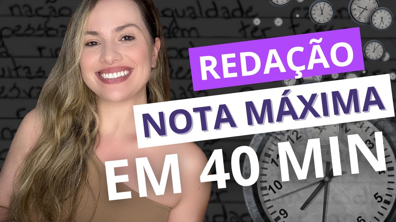 Como escrever redação rápido