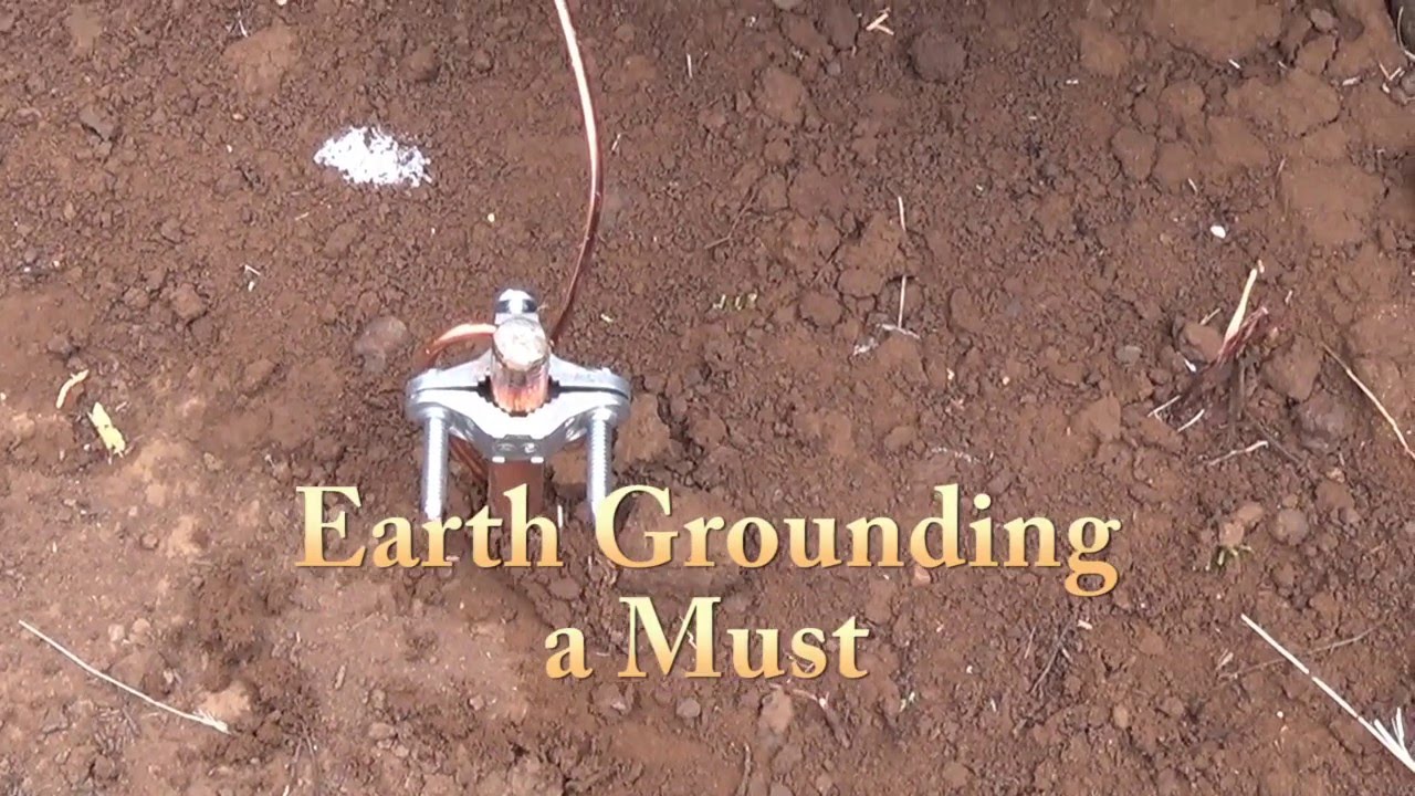 Earth Grounding Solar Off Grid System - Grounding Batteries, Panels, Controller, Inverter