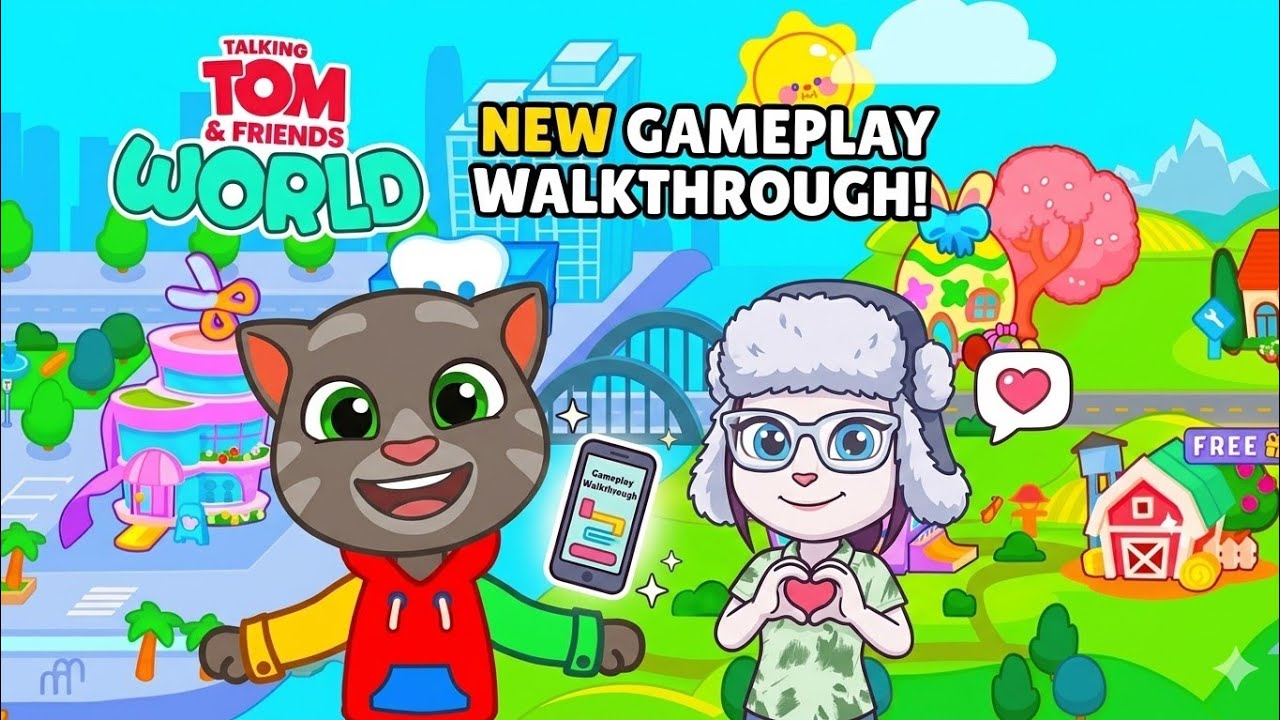 Talking Tom and Friends World Gameplay On ios android Walkthrough 