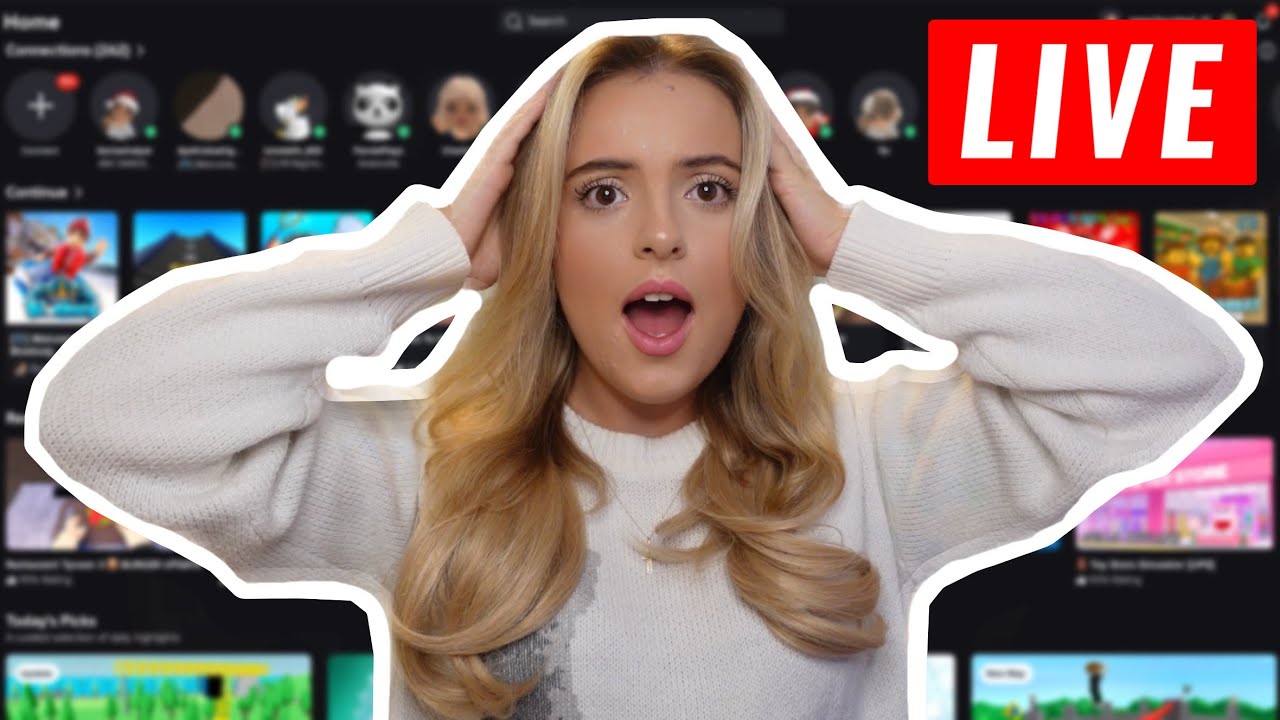 🔴PLAYING ROBLOX WITH MY SUBSCRIBERS!