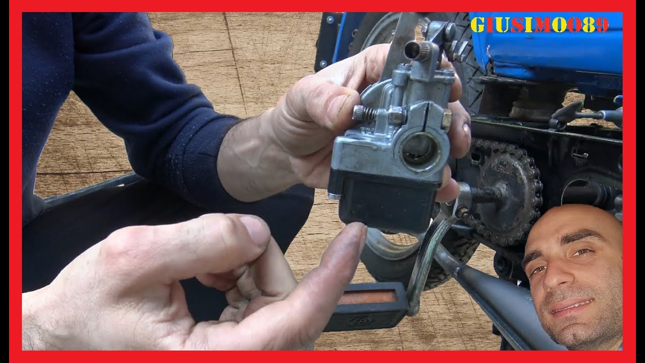 Smontaggio Carburatore Piaggio Si + Cambio tubo benzina