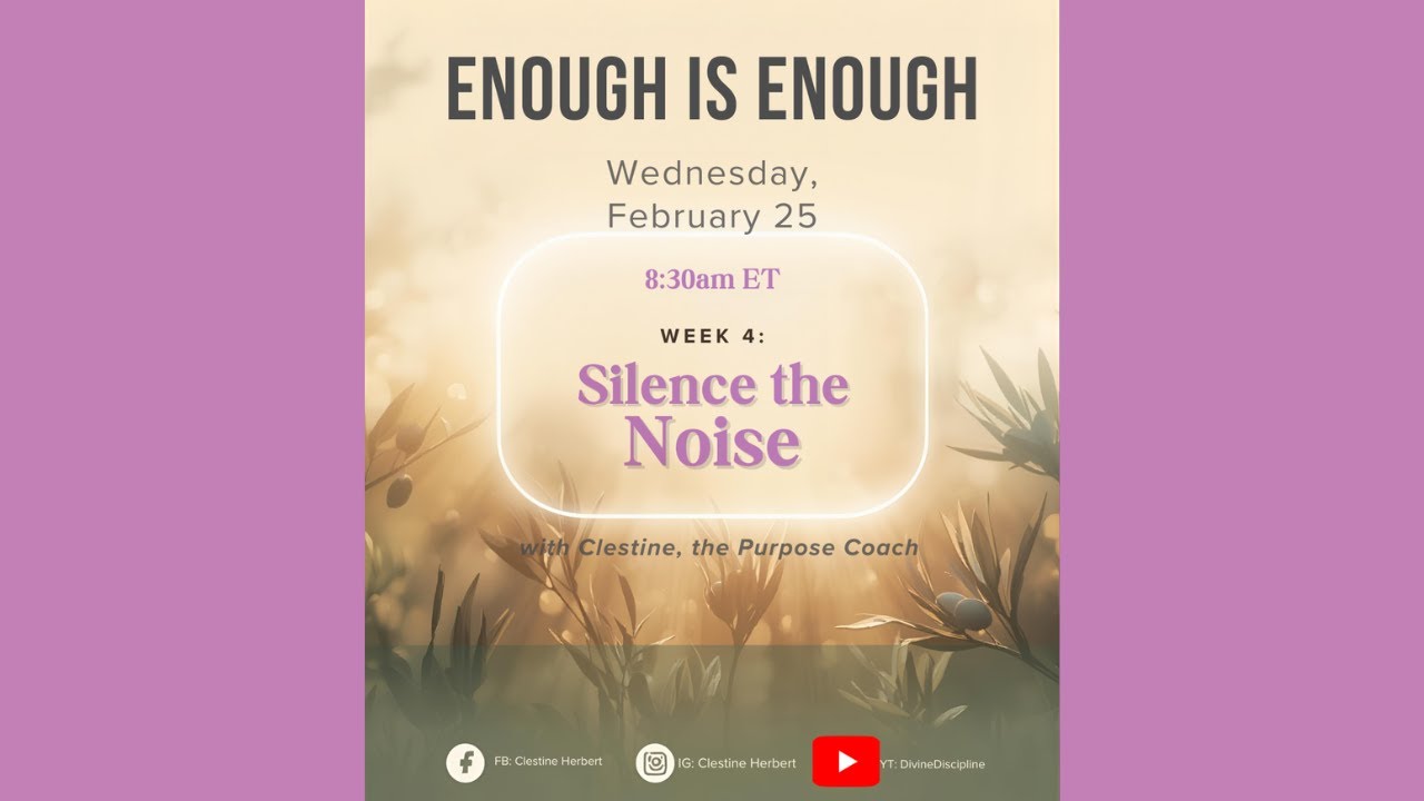 IT'S PREPARATION TIME - ENOUGH IS ENOUGH - PT 4 - SILENCE THE NOISE 📱