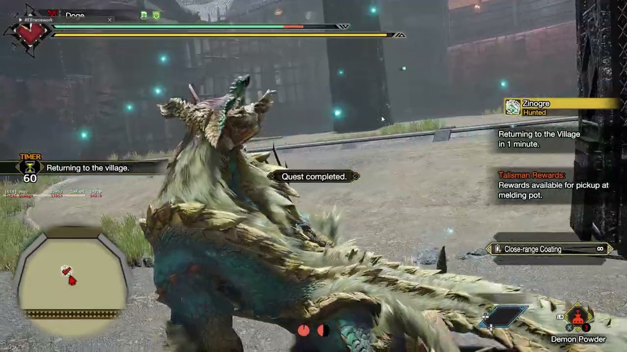 Monster Hunter Rise: Blue Bomber's best bud 1'50'' bow TA rules