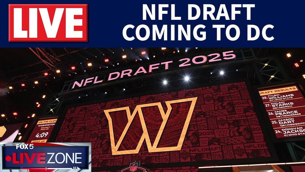 Trump announces DC as 2027 NFL draft host, political analysis, & more | LIVE ZONE