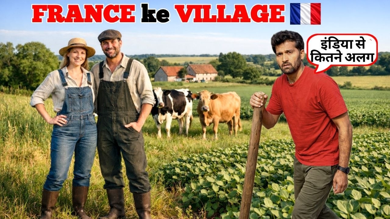 Life In a French Village | फ्रांस के गांवों का जीवन |