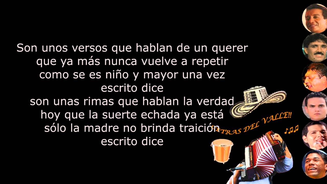 La Suerte Está Echada - Diomedes Díaz (Letra)