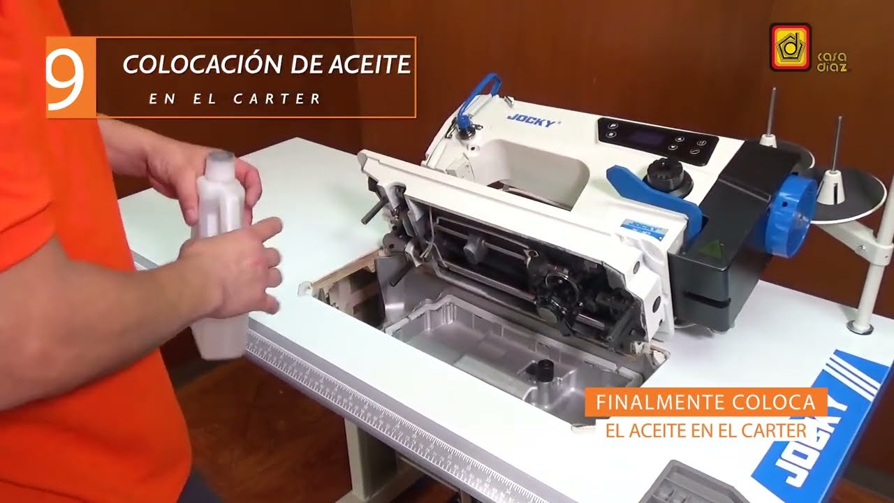 Ensamble de Máquina de coser industrial JOCKY JK-M2