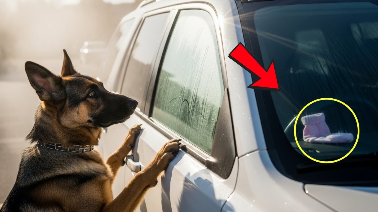K9 Runs from Handler — Straight to the Crying Baby No One Noticed