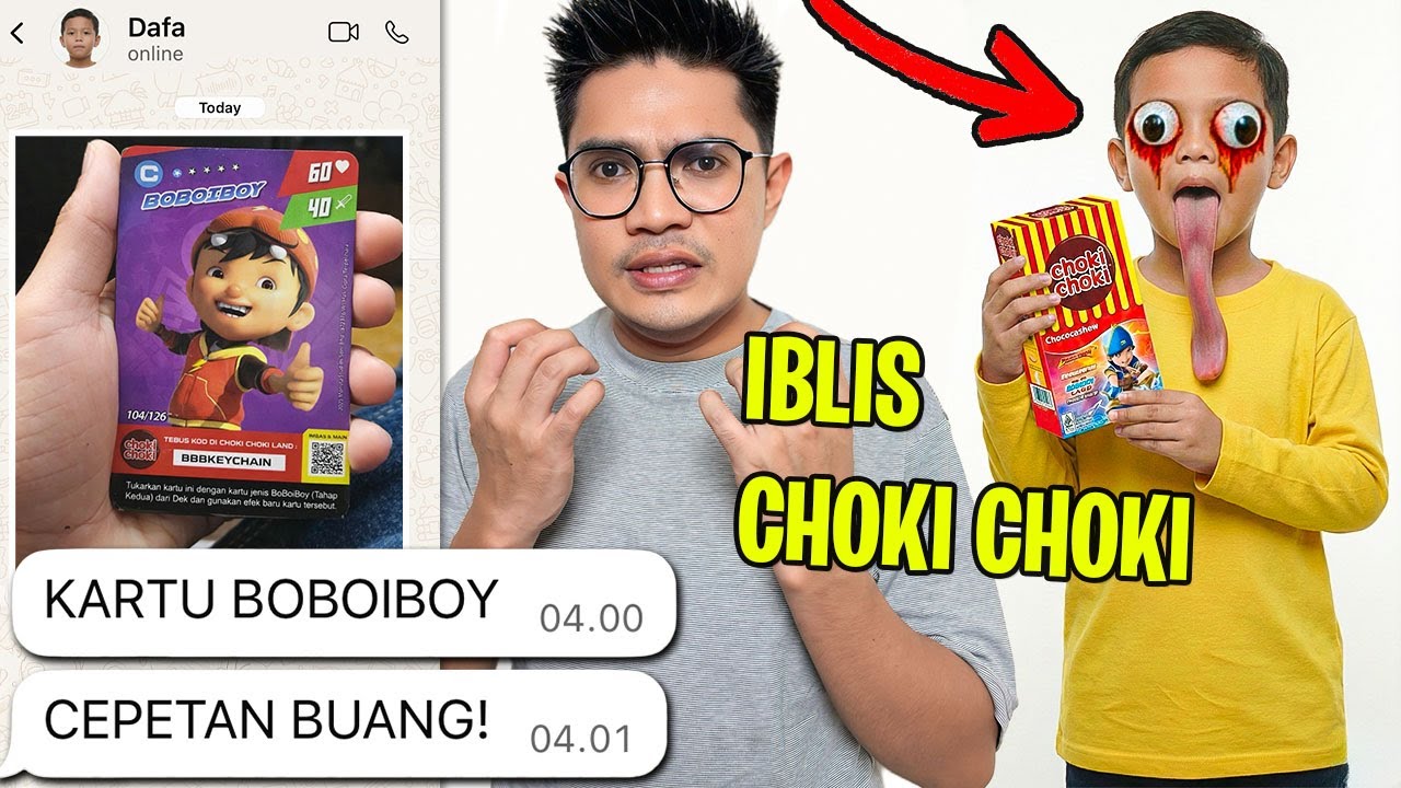 KISAH SERAM CHOKI CHOKI BOBOIBOY YANG VIRAL!