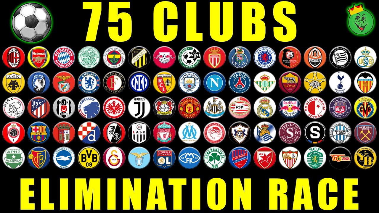 75 Clubs Elimination Marble Race 5 in Algodoo \ Marble Race King