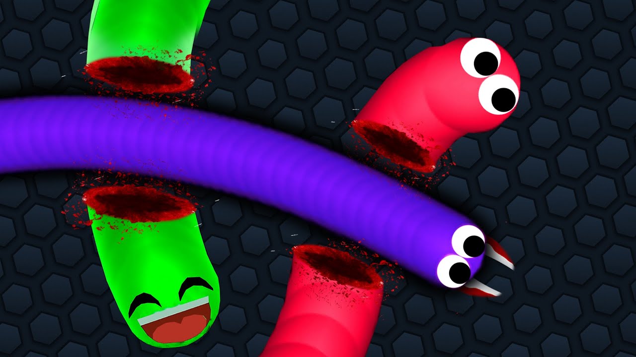 Slither.io - CRAZY SNAKE DESTROYS PRO SNAKES!  Epic Slitherio Gameplay