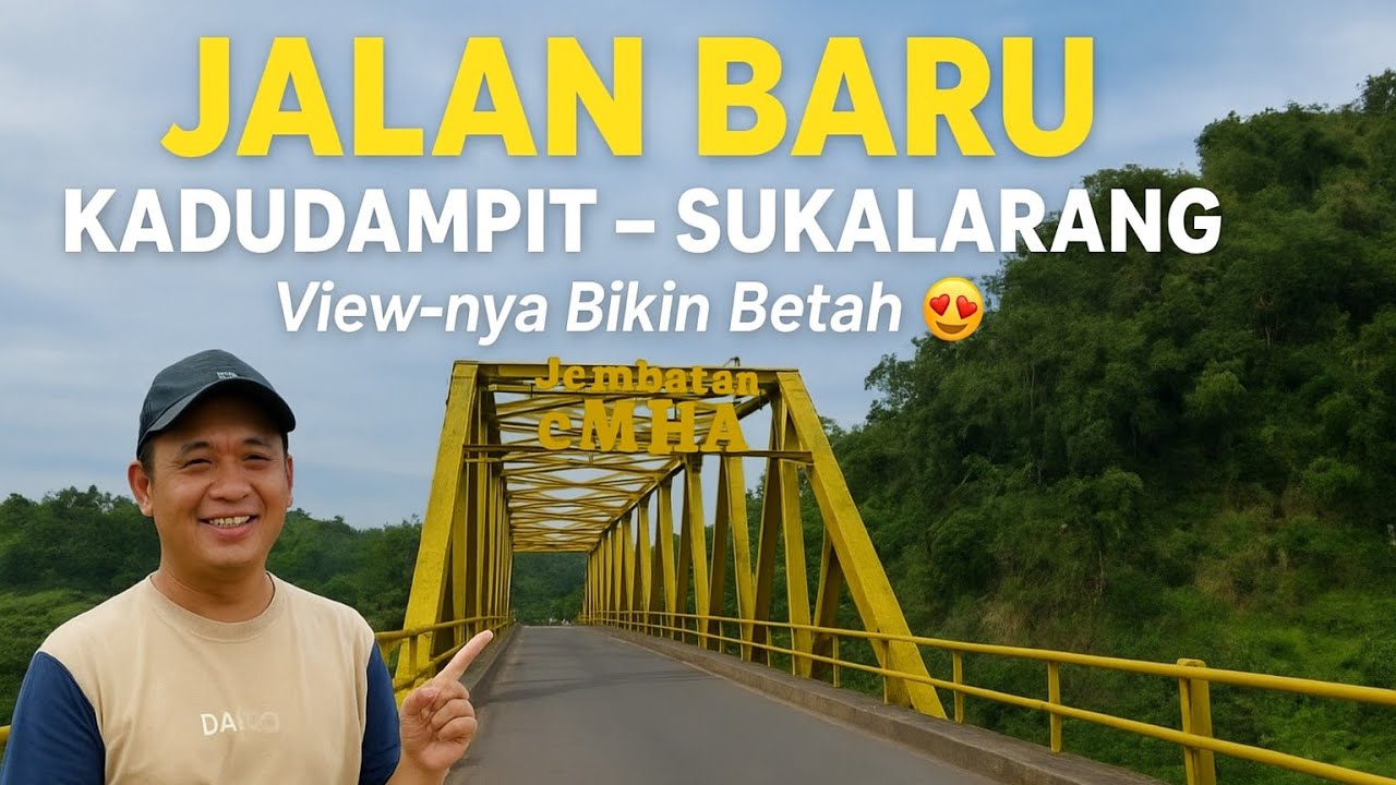 Jembatan eMHa & Jalan Baru Kadudampit, Hidden Gem Sukabumi yang Wajib Dicoba #sukabumi #kadudampit 