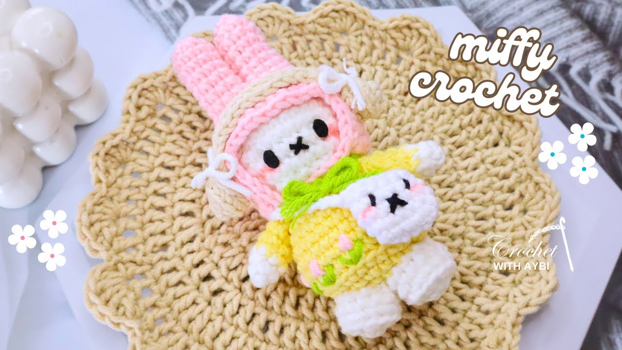 How to Crochet Miffy Keychain Part 2 | 🇺🇲🇪🇦 Sub | FREE PATTERN & TUTORIAL | Miffy Llavero #crochet