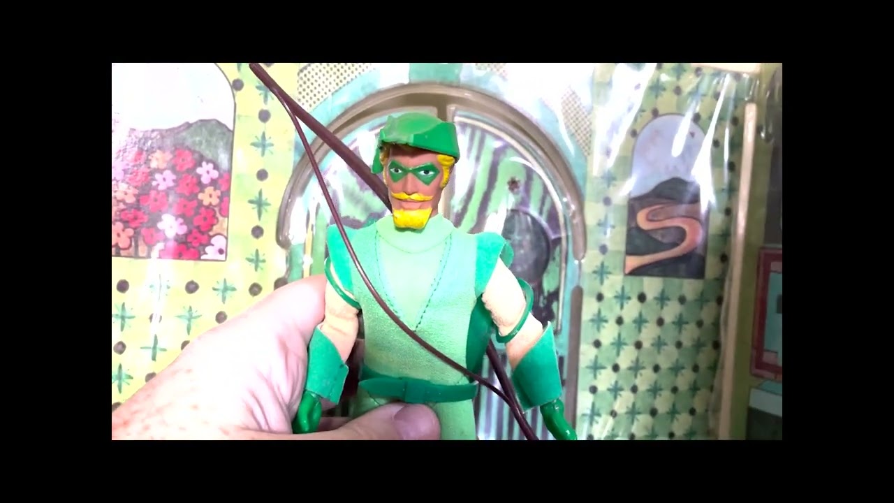 M&M Toy Vlog - Episode 17 - Mego Green Arrow Retro Toy Review Vintage DC Comics