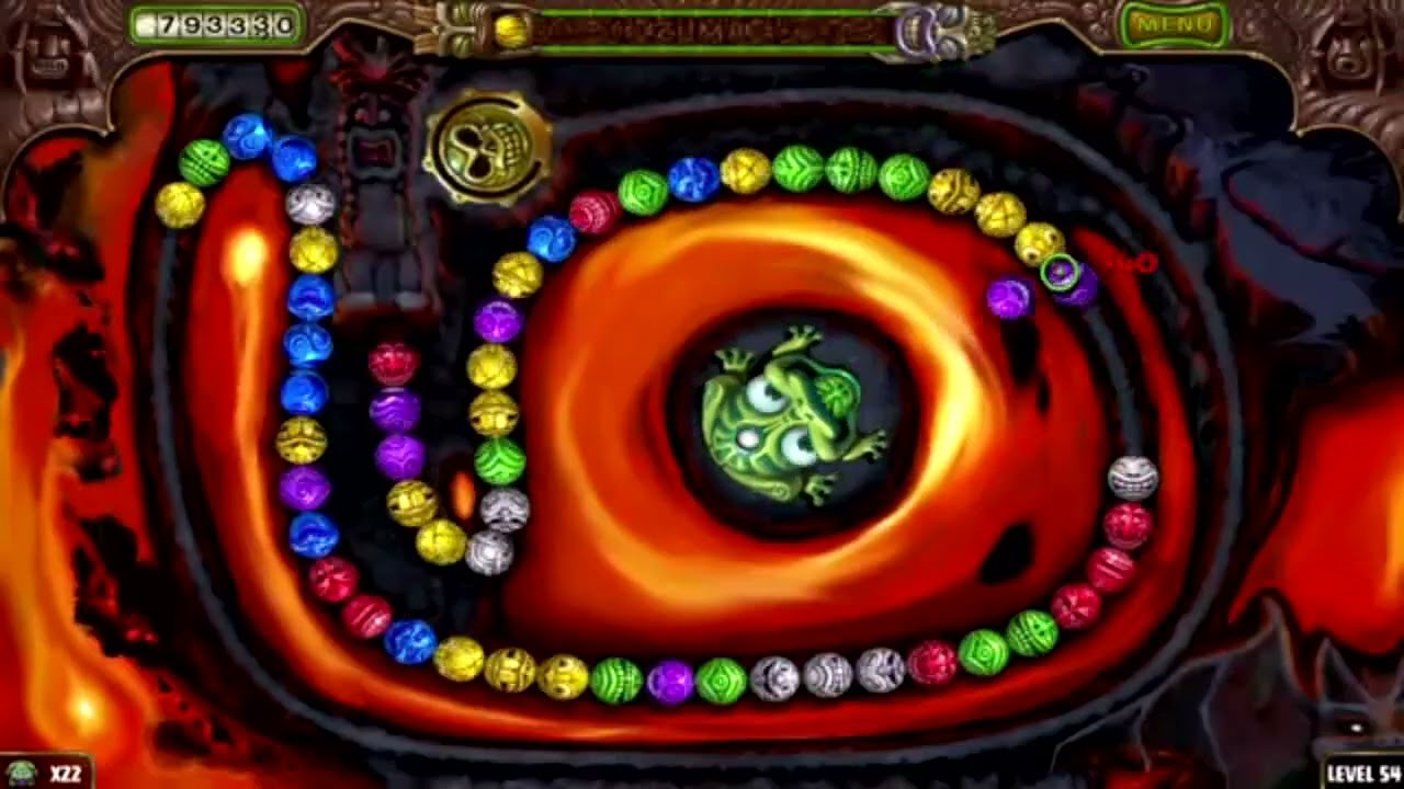 Zuma's Revenge Level 6, Volcano Temple PART 1